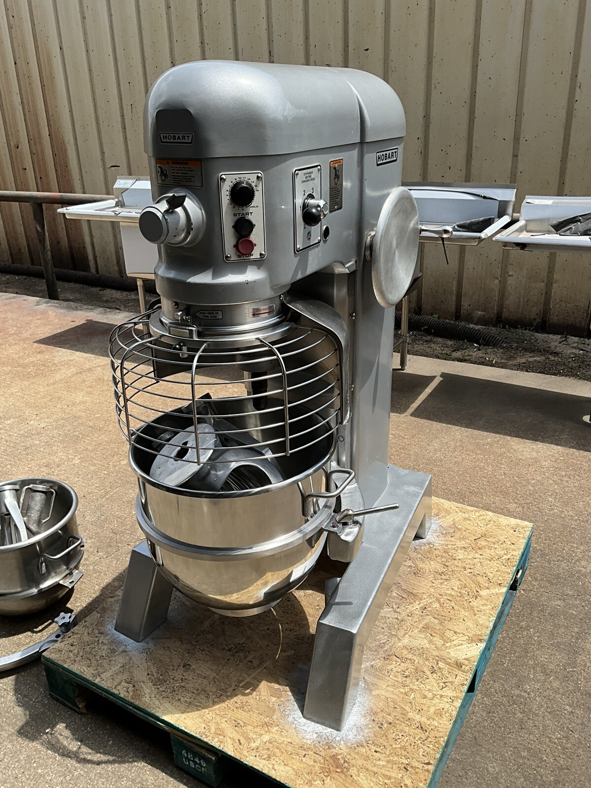 Hobart 60qt Dough mixer H600T Pizza Bakery Donut Pastry Shop bowl guard Hook 30