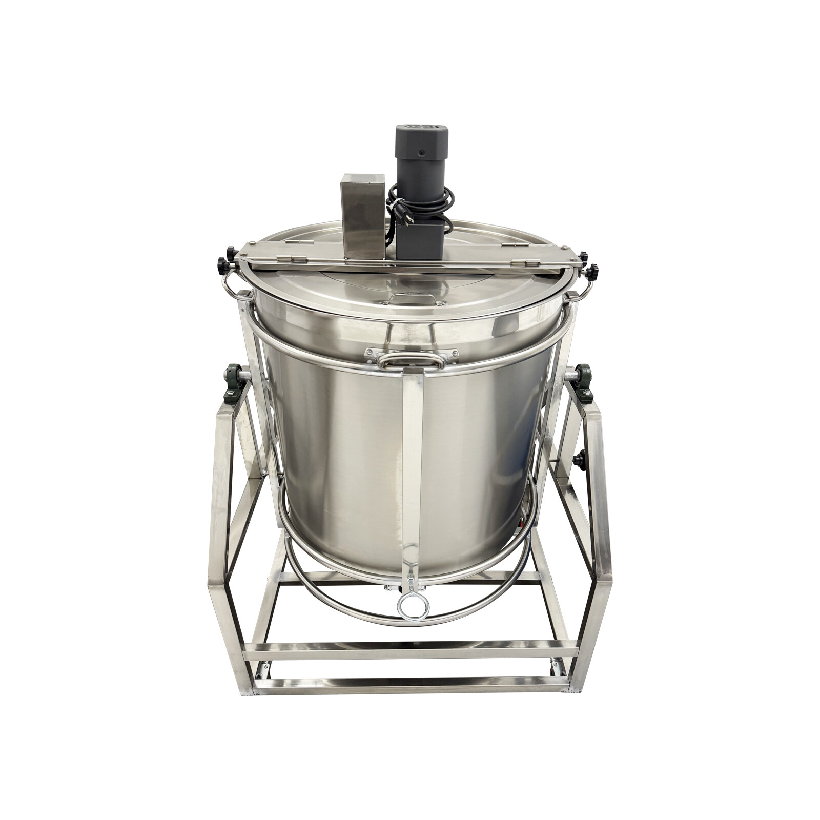 Auto Hot Pot Seasoning Mixer Stir-Fry Machine Gas & Electric Heating 50L 110V