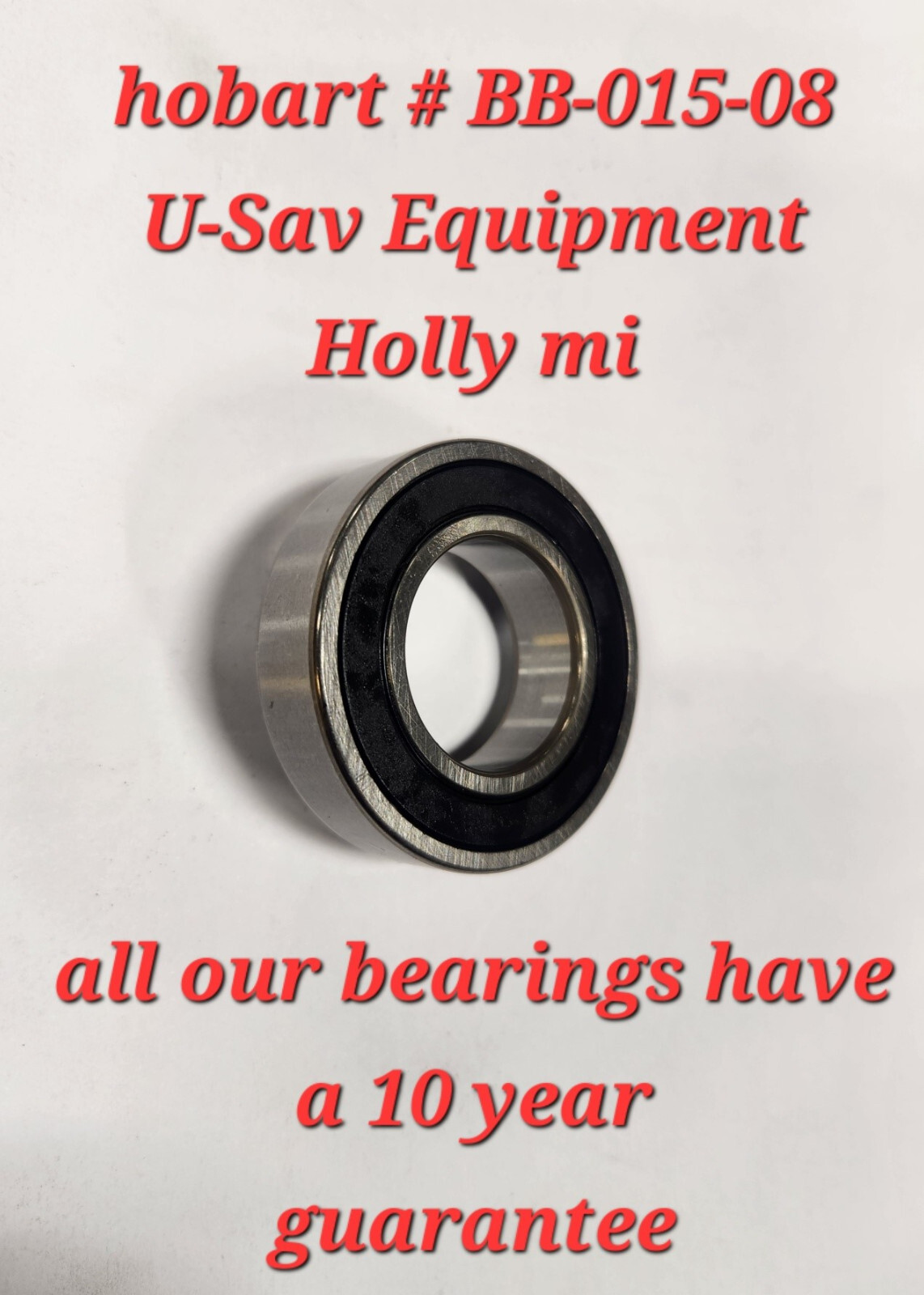 HOBART 2612,2712,2812,2912 KNIFE SHAFT BEARINGS OEM# BB-015-08 M802 V1401