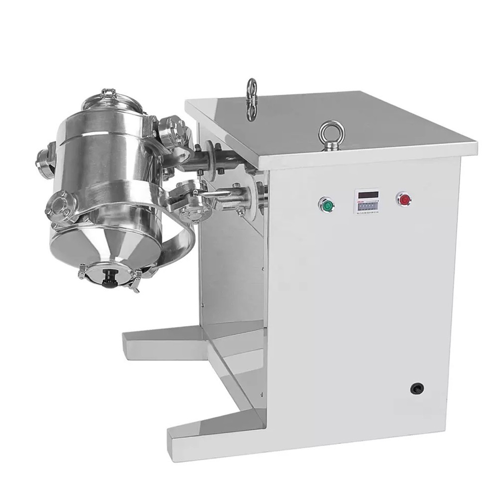 3D Motion Mixer 10L Powder Particle Blending Machine Turbula-Style Food Mixing