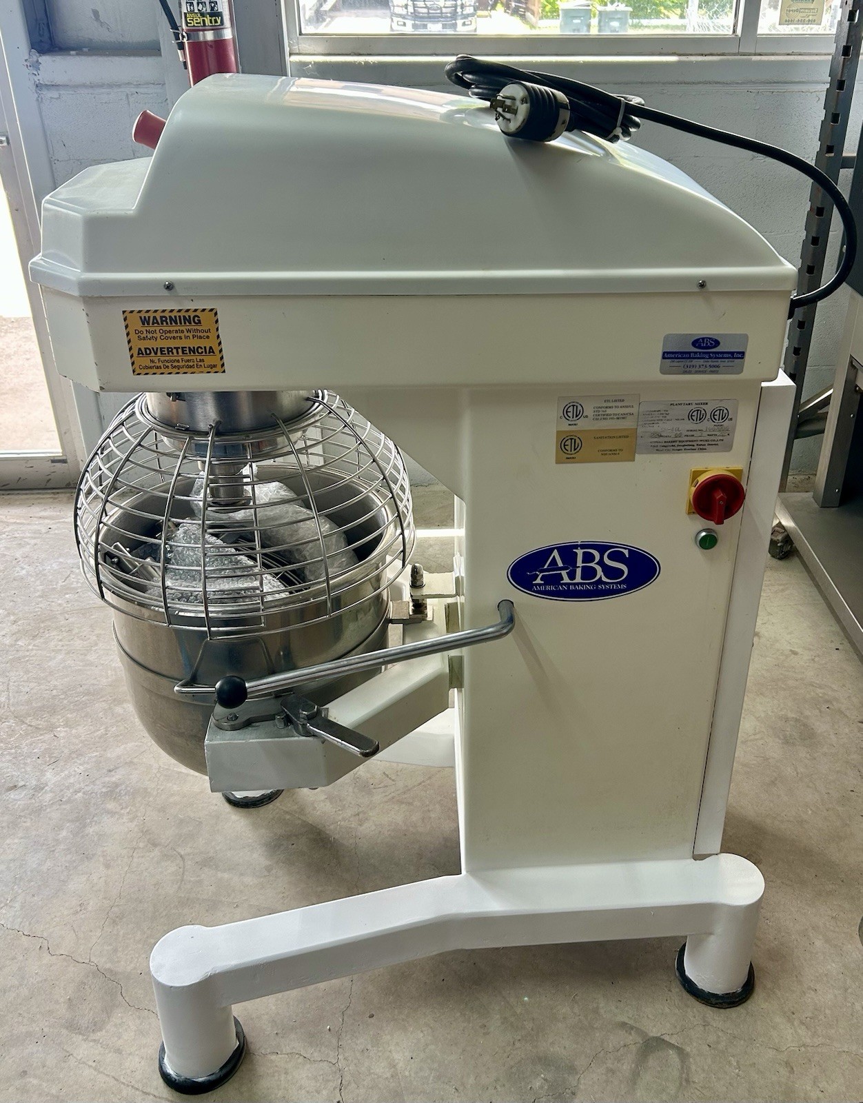 ABS American Baking Systems 40qt Planetary Mixer Model: SM-40L