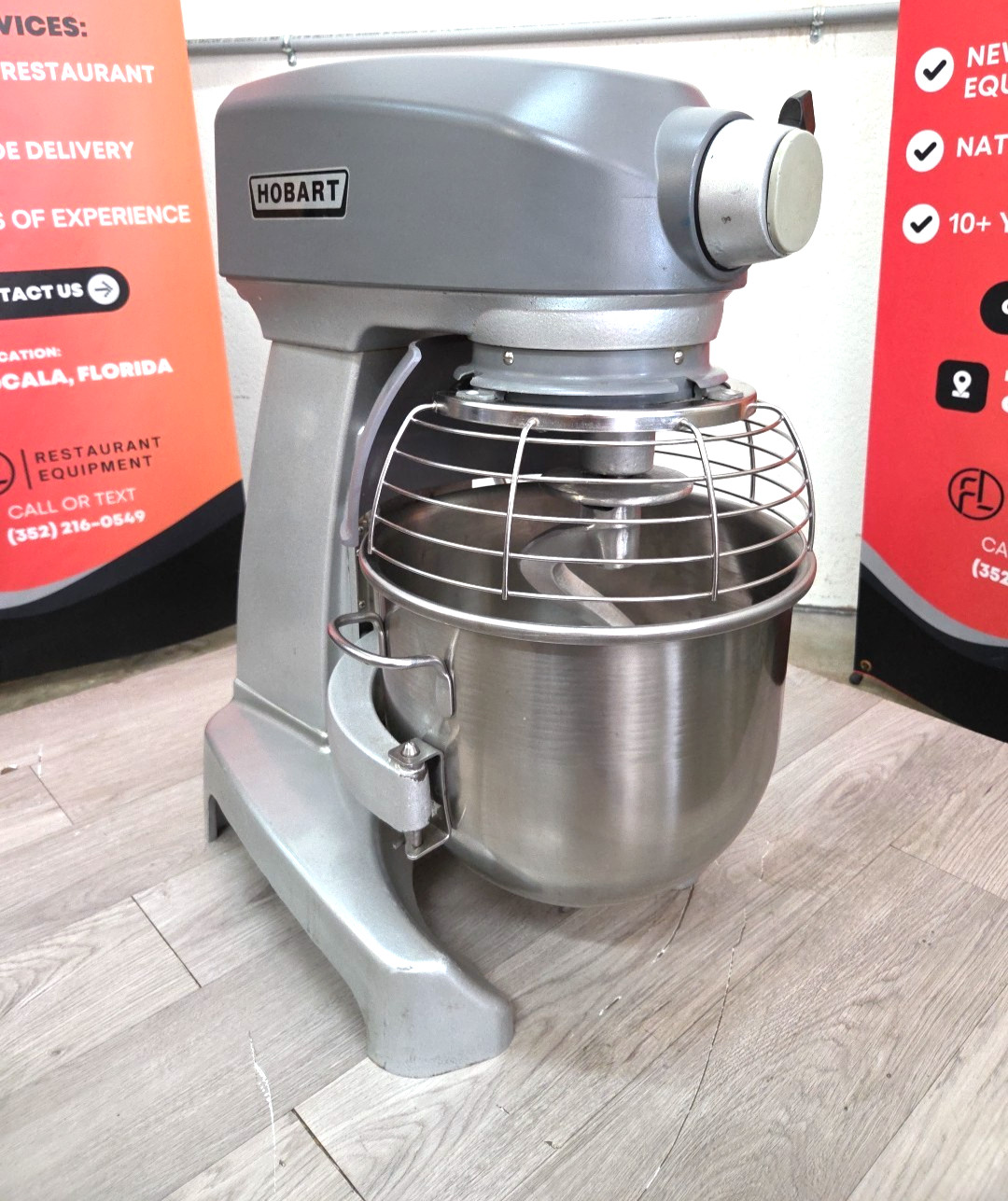 HOBART Mixer HL200 20 Quart With NEW HOOK/BOWL – 1/2 HP – Watch Running Video!