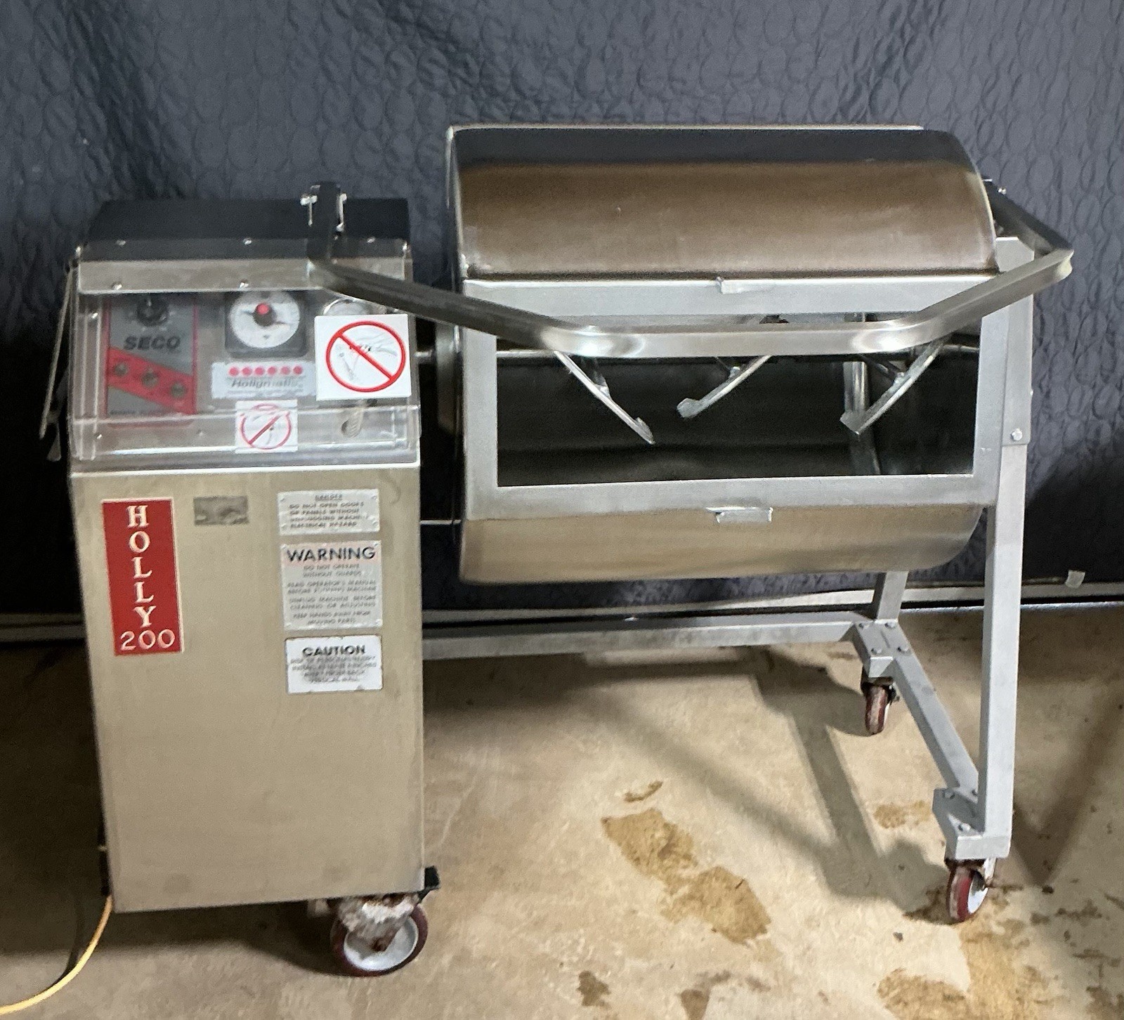 Hollymatic Holly 200 Stainless Steel Commercial Meat Mixer 120V 1/2HP