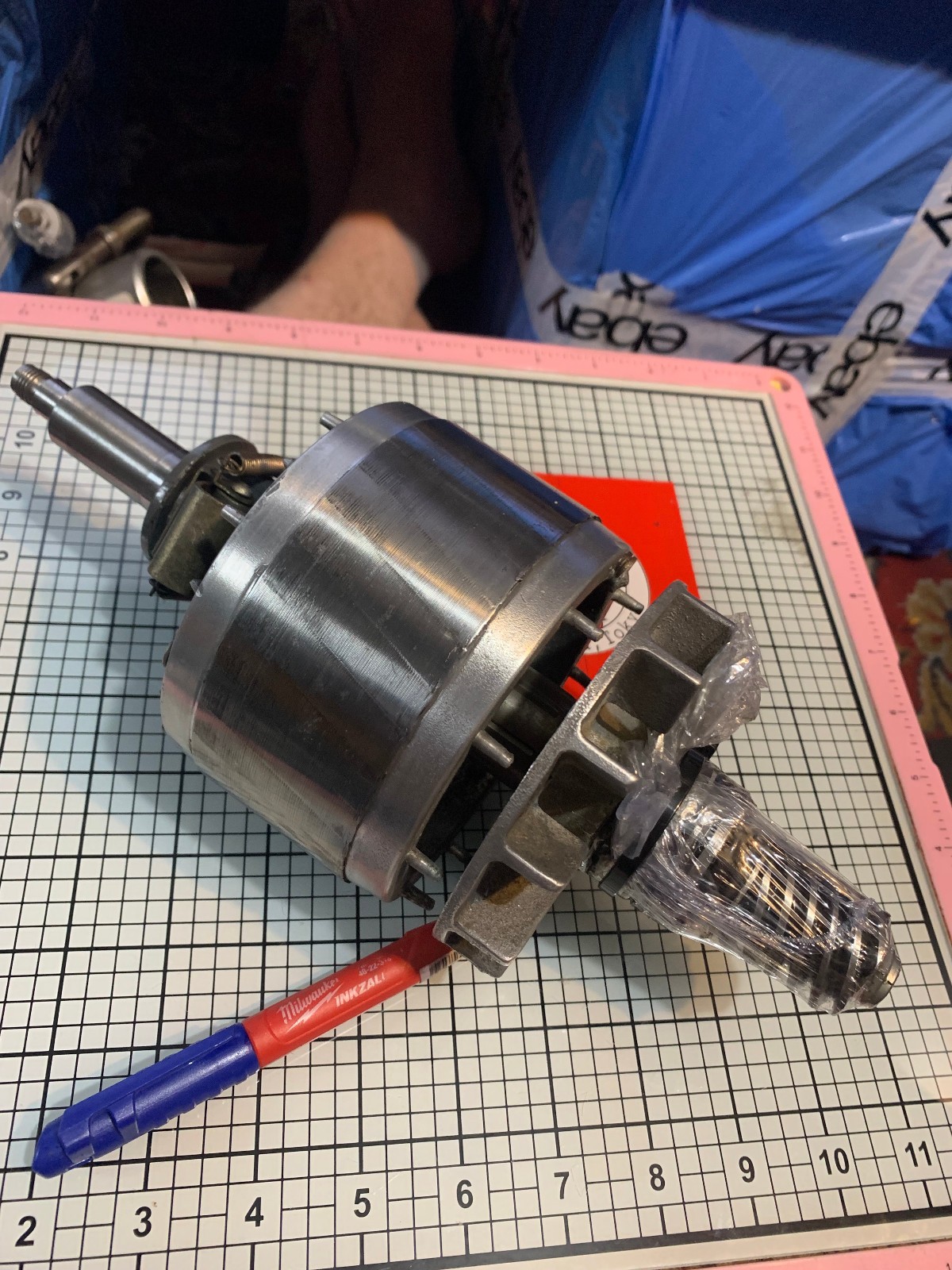 Mixer Rotor Assy, 60 Hz 22275-257, OEM Hobart A200T 1st ed. 20 QT Mixer CLEAN!