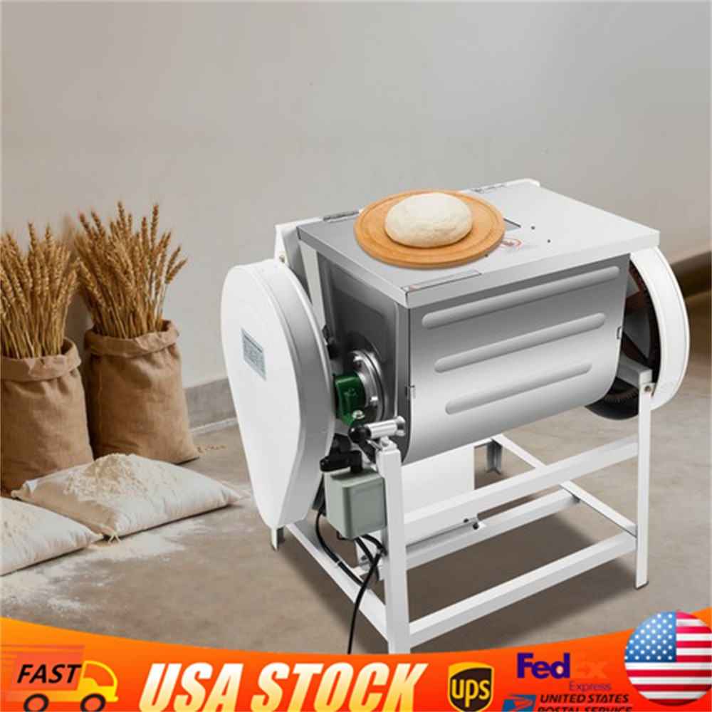 110V Dough Mixer Machine 30 QT 15KG Commercial Electric Flour Mixing Mixer